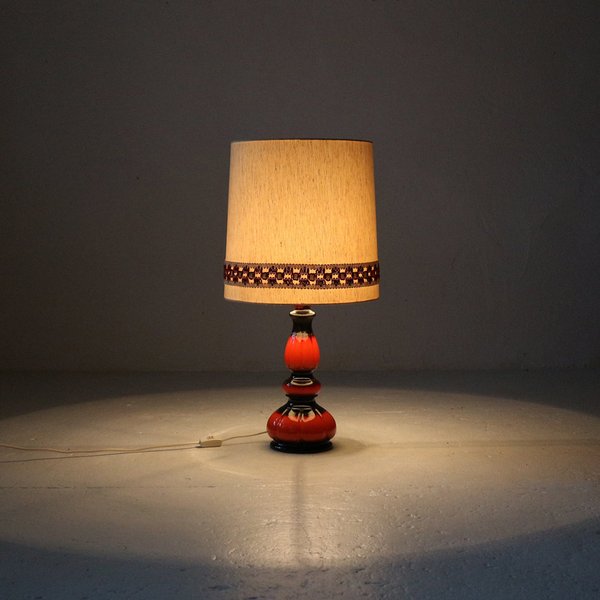Pottery Table Lamp, 1970s