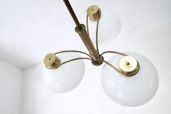 Brass Pendant Lamp, 1950s
