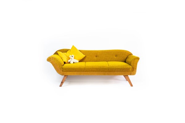 gelbe Couch, 60er 